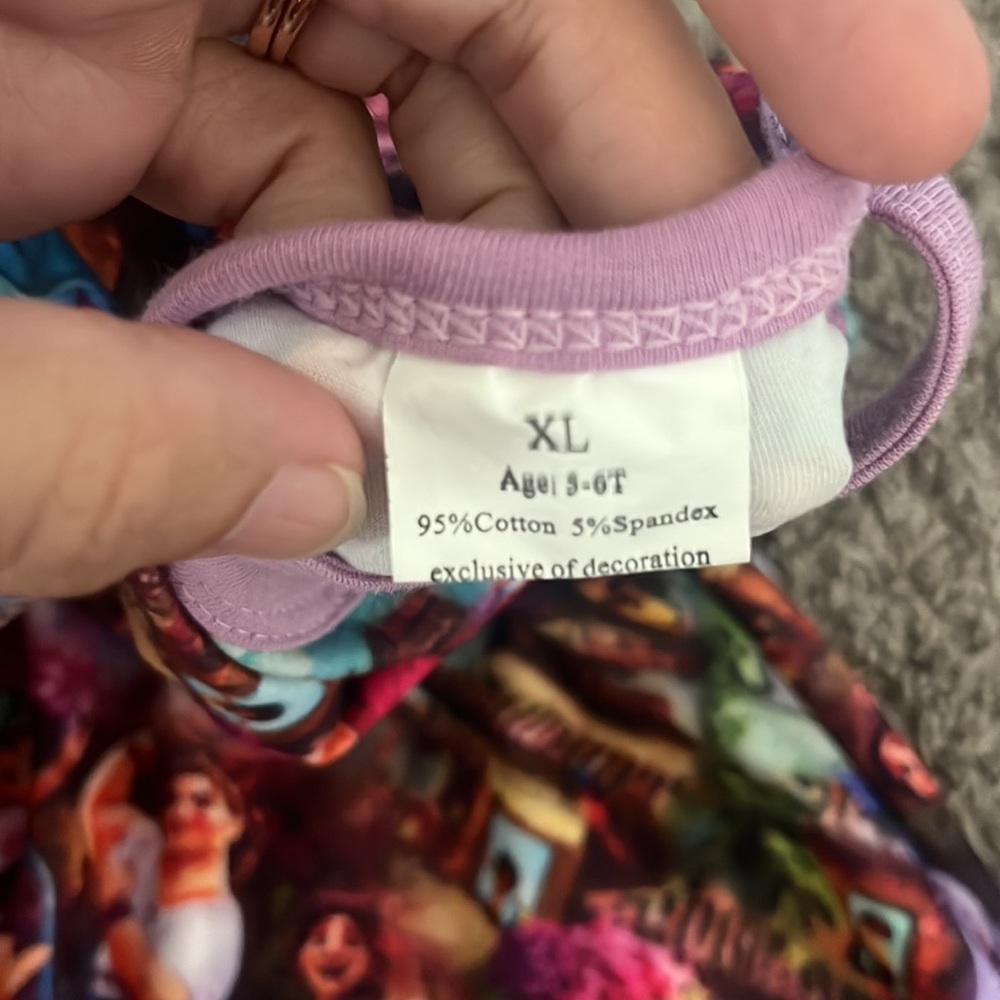 Disney Mirabel Encanto girls dress size 5-6T swing soft cotton twirl style - Picture 3 of 3
